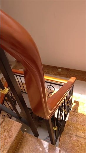 cầu thang sắt tay vịn gỗ #tanthanhphatwindow #tunginox