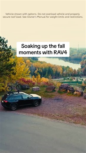 Make the outdoors your playground.#RAV4 #Hybrid Woodland Edition #Toyota #CarTok #Autumn #LetsGoPlaces