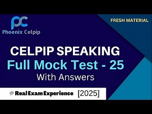 CELPIP Speaking Test - 25 | With Sample Answers for High Scores! | 2025
