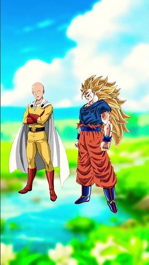 SAITAMA VS GOKU FIGHT ❤️‍🔥🥶 ‪@tseries‬ ‪@MrBeast‬ ‪@BTS‬ #shorts #viral #anime #4k #goku #edit