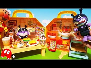 Anpanman Restaurant Cooking in the kitchen is fun! Wog Man Too full of tummy! Anime & Toy Toy Kids