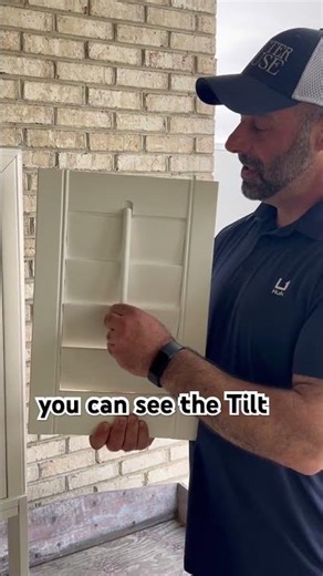 Opening and closing the louvers on plantation shutters can be controlled by a hidden or visible rod.