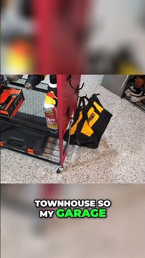 Garage Organization: Hand Tool Storage Solution! #shorts