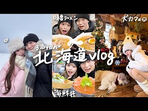 [4-Day, 3-Night Vlog] First-Ever Trip to Hokkaido After an All-Nighter: 4 Days Packed with Epic E...