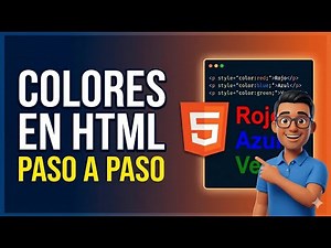 HTML desde cero: cómo cambiar colores de texto (Fácil - Bloc de Notas)