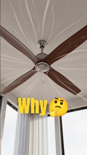 Why Ceiling Fans Spin Slowly but Cool More