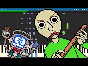 Baldi's Basics Song - Ruler Of The School - Piano Tutorial / Cover - Fandroid
