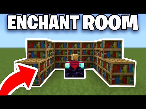 How To Make an Enchantment Room In Minecraft! - Java & Bedrock