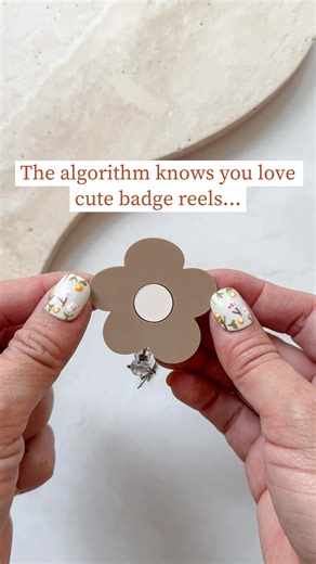 Monochromatic Finds on Instagram: "Every piece you see here is handmade🤍 From choosing the colors to assembling each part, because your work badge should feel just as cute as the person wearing it. If you’re a nurse (or healthcare bestie) who loves subtle, minimal, but still fun accessories… you’re in the right place. Watch till the end to see this custom badge set come together ✨ 👉 Follow for behind-the-scenes of handmade badge reels 👉 Save this for work accessory inspo 👉 Share with your nu