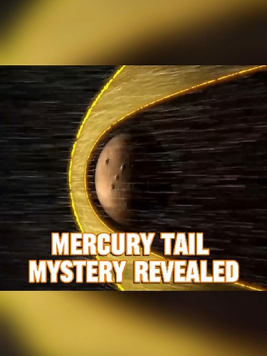 The Sun is destroying Mercury! Scientists found this planet has a 2.2 million mile tail #science #space #mercury #solarsystem #NASA #USA #America