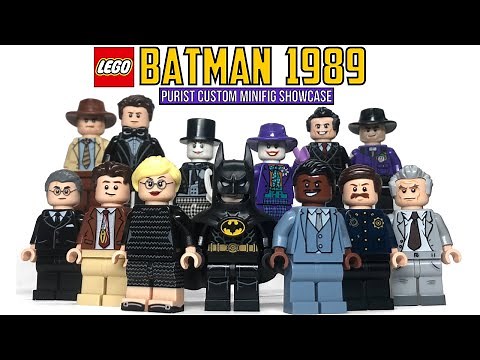 LEGO BATMAN 1989 Custom Minifigure Showcase