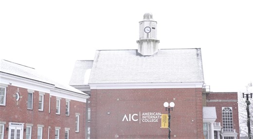 A very New England kind of winter ❄️ Stay safe and stay warm 💛 #AIC #AmericanInternationalCollege #AICSpringfield #AICommitted | American International College