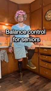 This supported standing march helps improve balance, coordination, and confidence with walking. Hold the counter, lift one knee at a time, and move slow with control. This is about stability, not speed. Always consult your doctor before starting a new exercise routine. More senior workouts on YouTube and Linktree @GrandmaCanDoThis #seniorexercise #balanceforseniors #standingexercise #fallprevention #lowimpactworkout #athomeexercise #healthyaging #grandmacandothis | Grandma's Candothis