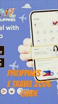 Philippines eTravel 2026 🇵🇭 Don’t Make This Mistake!