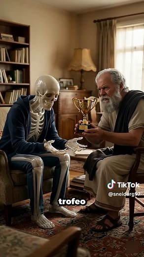 Sócrates y su enfrentamiento con el esqueleto