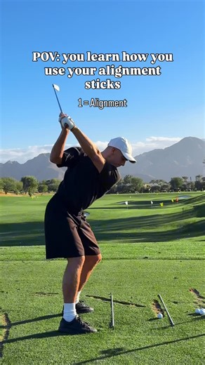 Joseph Curran on Instagram: "Basics are boring… but basics win. These are my daily go-to uses for alignment sticks (other than holding my glove) 1) Alignment (baseline first) One stick down the target line, one down the foot line. Hit balls from here to make sure you’re actually set up square. You’re training your eyes to recognise what “square alignment” looks like. 2) Ball Position (T-Station) Make a T with the stick pointing at the ball. Keep the ball on the T every swing. Then adjust your tr