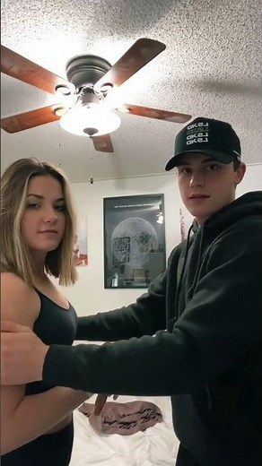 she slapped me for looking down her shirt 😳 #shorts