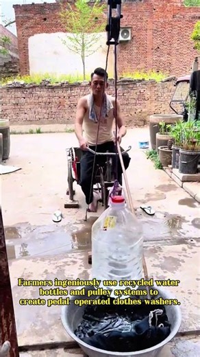 Pedal-Powered Laundry: Innovative Washing Mechanism