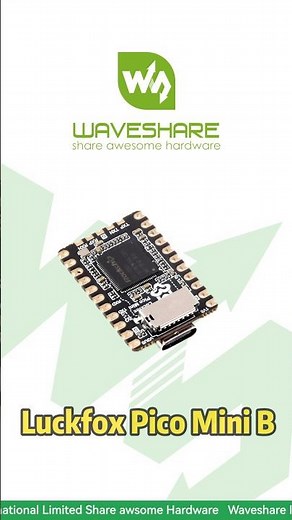 Luckfox Pico Mini B,4MP ISP with HDR/WDR Support,MIPI CSI + USB Type-C Onboard#luckfox #waveshare