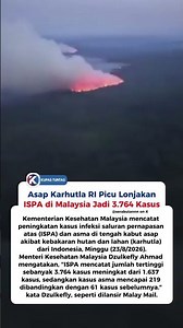Asap Karhutla RI Picu Lonjakan ISPA di Malaysia Menjadi 3.764 Kasus