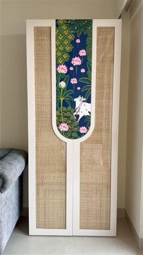 ✨ Nature-Inspired Cane Partition Design | Elegant Home Decor