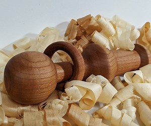 Captive Ring Baby Rattle