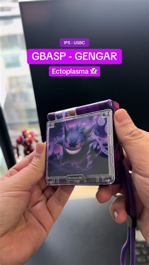 GBASP Custom sur le thème d'Ectoplasma : Modding Retro