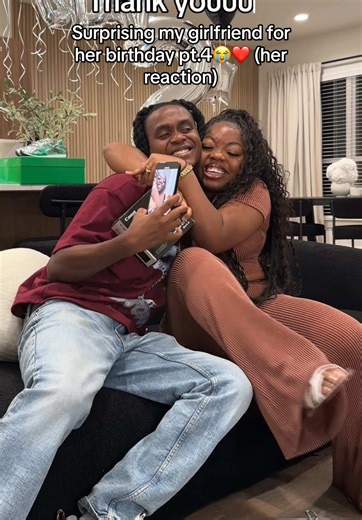 Not her tap dancing at the end 😂😂😂 love seeing her happy ❤️🫶🏾 #dayandari #couples #surprisingmygirlfriend