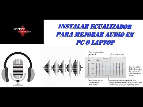 Instalar ecualizador para mejorar el audio de nuestra pc.