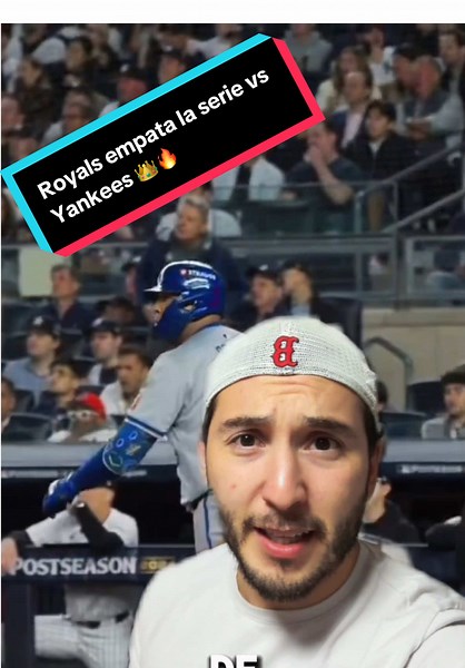Los Royals empatan la serie vs Yankees ⚾️👑 #mlb #beisbol #baseball #yankees #newyorkyankees #royals #kansascityroyals #mlbplayoffs #mlbpostseason #salvadorperez #mlbvenezuela
