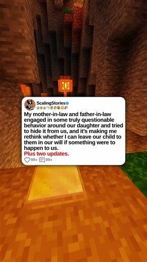 u/Concerned-Mother501 My mother-in-law and father-in-law engaged in some truly questionable behavior around our daughter and tried to hide it from us, and it’s making me rethink whether I can leave our child to them in our will if something were to happen to us. Plus two updates. 0:00 Original Post 10:51 Update (16 Days Later) 18:30 Second Update (10 Days Later) | ScalingStories