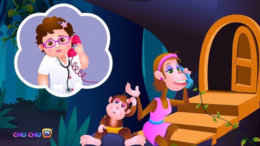 The naughty monkeys are jumping on the bed again. Watch the rhyme here to know why they would never do it again: http://www.chuchutv.com/proapp/ #ChuChuTV #ProAppForKids | ChuChu TV Kids Songs & Stories