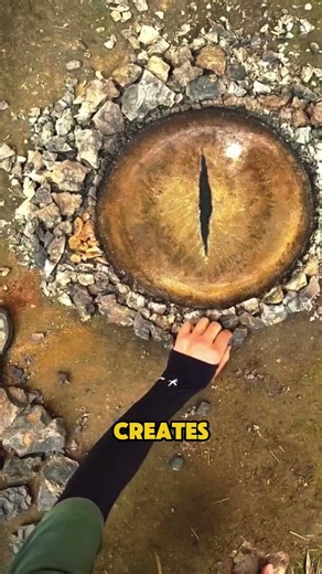 Making 3D Anamorphic Land Art #shorts