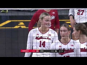 #1 Nebraska Vs Iowa | NCAA Women Volleyball Full Match 11/19/2023