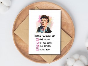 Rickroll Birthday Card: Rick Astley QR Code Surprise (digital Download) - Etsy