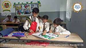 Defence Day Activity @ Forces School & College System Flagship Campus, Blue World City. | Forces School & College System