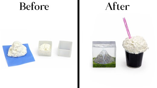 What happens when foam meets resin