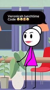 578K views · 7K reactions | "Veronicah's Lunchtime code: No interruptions allowed! Unless, of course, it involves leaving early or coming in late. Takeyour lunch break like a boss  #manager #corporate #worklife #work | Animations2D | Facebook