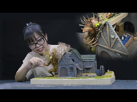 The Peeper Monster Stalking Sleeping Women / Creality Halot One Plus 3D Printer