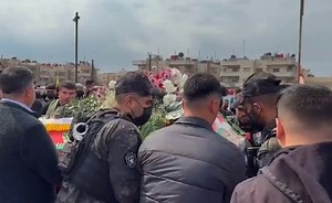 موكب الشهيد صالح مسلم يتوجه من #قامشلو إلى #كوباني