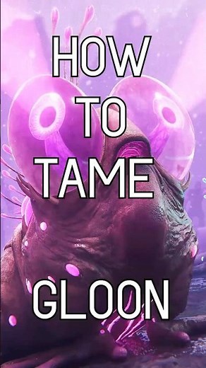 How To Tame The NEW Gloon!! #arksurvivalascended #ark #gaming #dinosaur