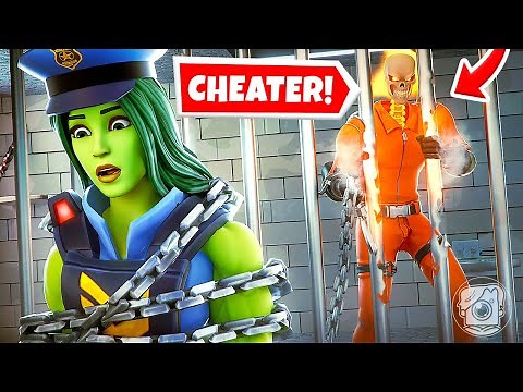 GHOST RIDER: EXTREME PRISON ESCAPE! (Fortnite Cops & Robbers)