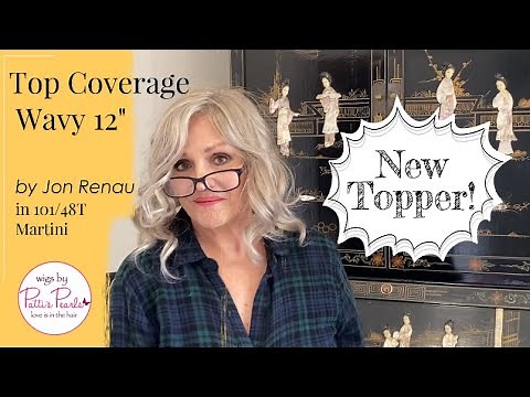 Topper Review! TOP COVERAGE WAVY 12" by Jon Renau in Martini