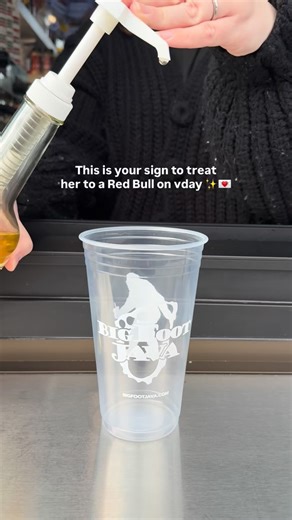 If she sent you this, she’s dropping the hint 💗✨ TRY ME: White peach, strawberry, & pomegranate Red Bull topped with shine & vanilla cold foam! #bigfootjava #bigfootjavacoffee #pnw #washington #pnwcoffee #drivethrucoffee #federalway #auburn #puyallup #tacoma #redbull #coffee #redbullitaliansoda #redbullspritzer #seattle #seatac #renton #kent #edmonds #spanaway #burien #centralia #olympia | BigFoot Java