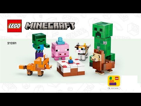 LEGO Instructions - Minecraft - 21281 - Baby Pig's Birthday Celebration