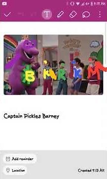 Captain Pickles Barney