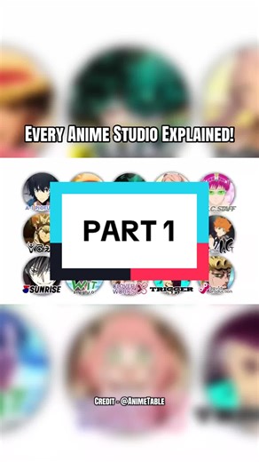 Every Anime Studio Explained | Part 1 #anime #animelore #animeexplained #animestudio #mappa