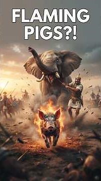 Ancient Armies Used FLAMING PIGS #history #youtubeshorts #geography #ancient #military #didyouknow
