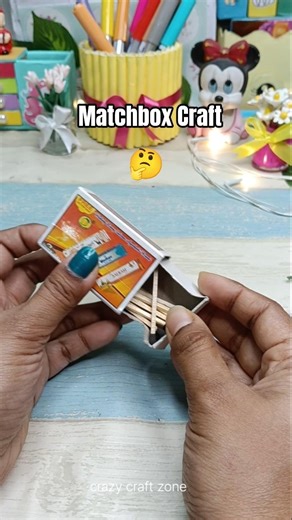 DIY Matchbox Craft/Cute Idea from Empty Matchbox #shorts #diy #craft