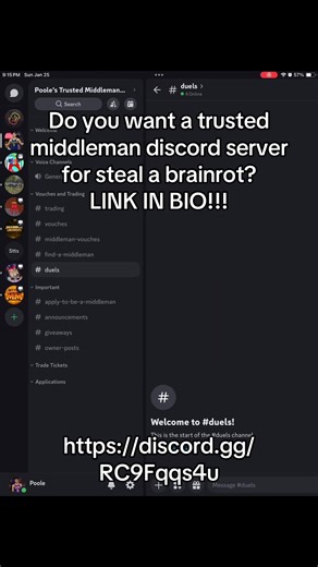 Join Up For Trusted MM Server #viral #foryoupage #fyp #tiktok #roblox